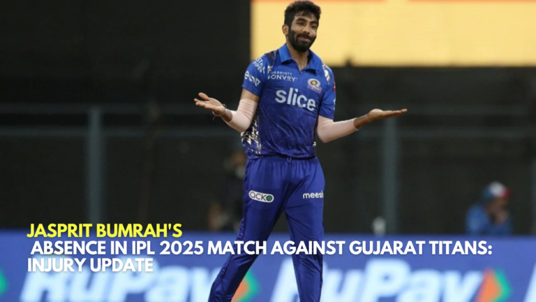 _ Absence in IPL 2025 Match Against Gujarat Titans Injury Update_