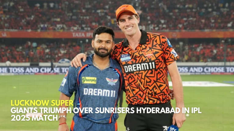 Giants Triumph Over Sunrisers Hyderabad in IPL 2025 Match_