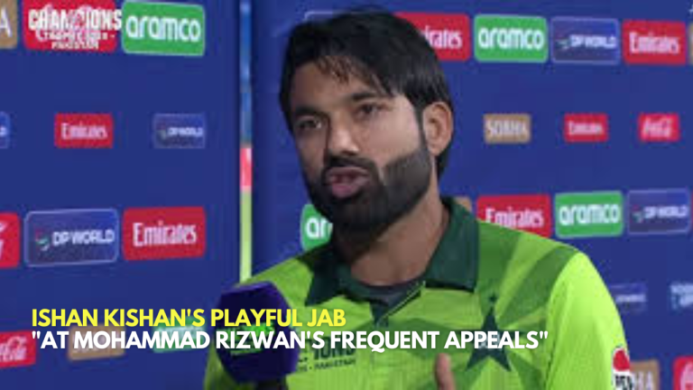 Ishan Kishan's Playful Jab _at Mohammad Rizwan's Frequent Appeals