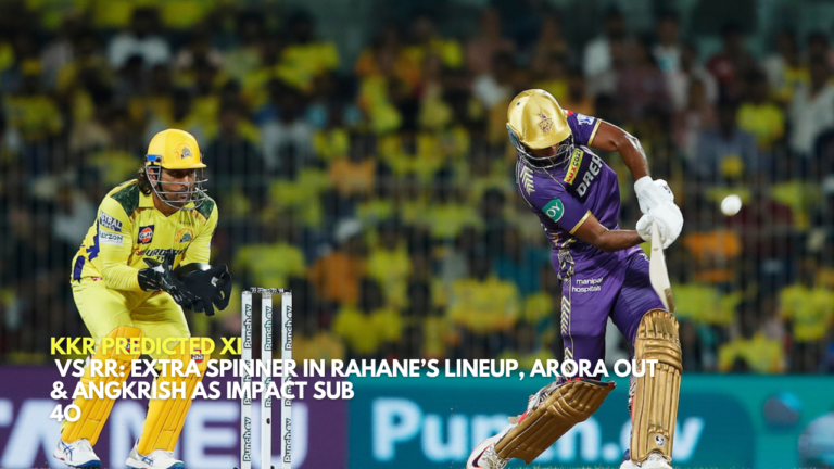 KKR Predicted XI
