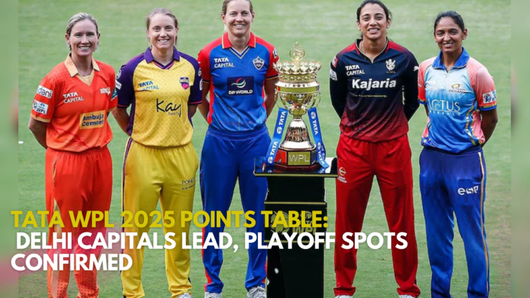 Tata WPL 2025 Points Table: Delhi Capitals Lead, Playoff Spots Confirmed