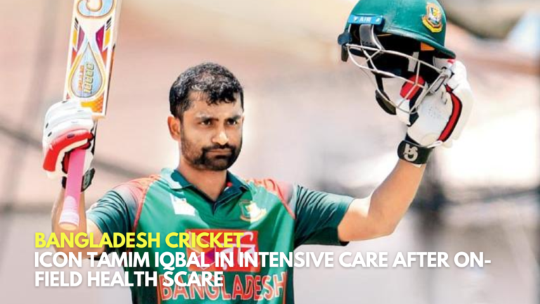 _icon Tamim Iqbal in intensive care after on-field health scare_