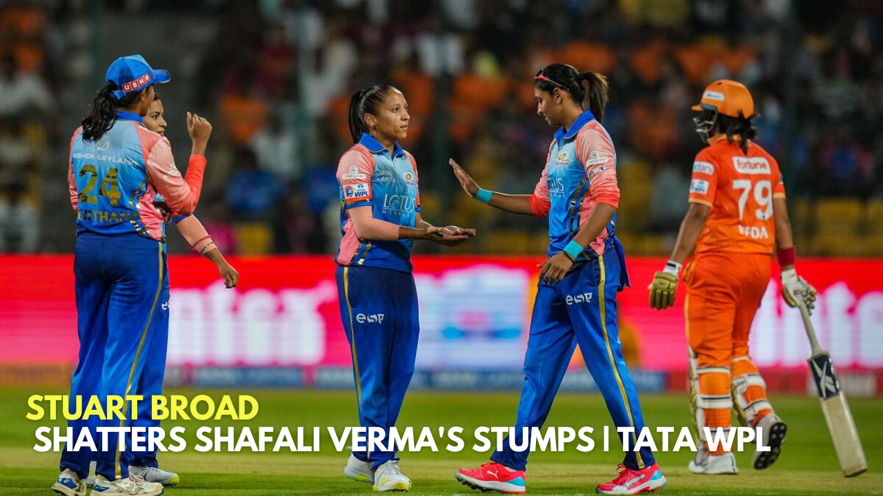 _shatters Shafali Verma's stumps TATA WPL